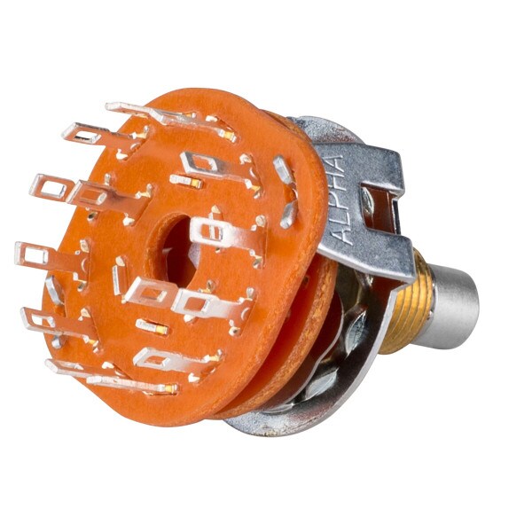 Main product image for Rotary Switch 2 Pole 6 Position Shorting 023-666
